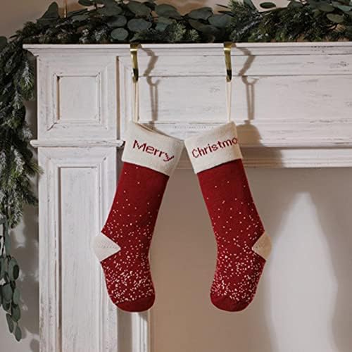 Чорапи Чанта Украса Коледен Чорап Подарък Плетене На Чорапи Пакет Чорап Хартия Коледна Украса Набор От