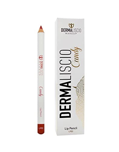 Молив за очна линия на устните DERMALISCIO | Матиран водоустойчив молив за очна линия устни, предлага се в