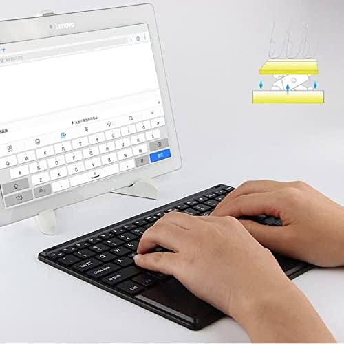 Клавиатурата на BoxWave, съвместима с Samsung Galaxy S9 Plus (Клавиатура от BoxWave) - Клавиатура SlimKeys Bluetooth