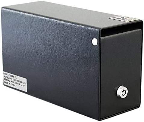 Protex Safe Сейф Protex Drop Box Safe (SDB-100) -черен, за пари, чекове и пликове, Пильчатая преграда за защита на гнезда,