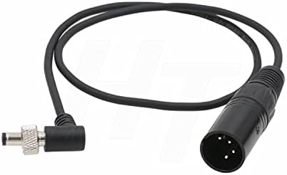 Захранващ кабел за постоянен ток с предпазител HangTon XLR за Blackmagic Video Assist ATEM Mini, SmallHD,