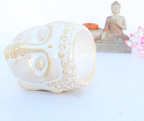 2 Бр Горелка за Ароматерапия с Етерични Масло, вода сак, Керамични Титуляр за Чаена Лампа, Дизайн на Мирно на Буда