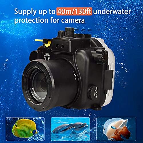 Морски жаби за Подводна Камера Panasonic GH 5 130FT/40M Гмуркане Водоустойчив Корпус (Тяло + Червен филтър)