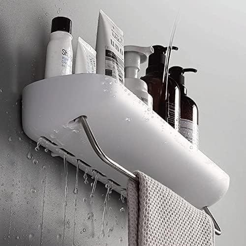 Закачалка за Кърпи Без Удар Рафтове За Съхранение Монтиране на Стена За Съхранение на бутилки за Шампоан, за Душ с радиатори