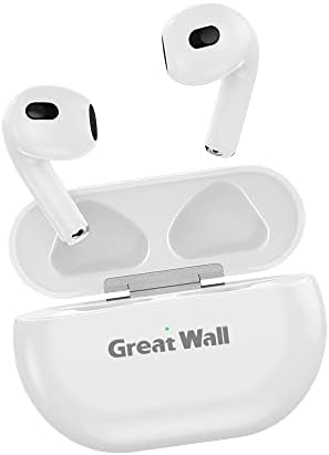 Безжични слушалки GreatWall T2 за мобилни телефони с iOS и Android, ушите Bluetooth 5.3 с допълнителни бас, вграден микрофон,