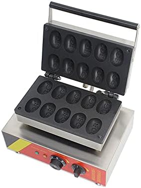 Търговски вафельница за folia яйца от 10 бр, електрическа печка за приготвяне на гофрети торти във формата на яйца (110,