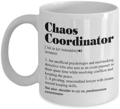 Чаша за определяне на Координатор на хаоса HTDesigns - Координатор на хаоса Mup - Чаша за координация на хаоса - Подаръци