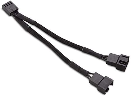 Кабел има значение х 2-лентов 4-пинов кабел-сплитер PWM вентилатора - 4 инча и 2 пъти 3 пъти 4-пинов кабел-сплитер фен