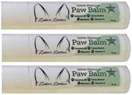 Балсам за кучешки лапи Zuka's Zoothies, Натурални Съставки (Опаковка от 3 тюбиков по 15 унции))