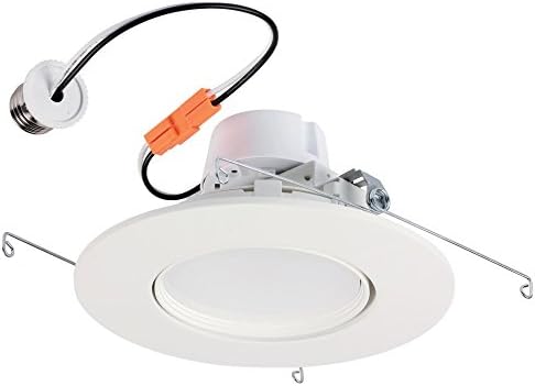 Уестингхаус Lighting 5085000 В еквивалент на 80 Вата, 6-Инчов Наклонен-Вградени led лампа с регулируема яркост, лампа с нажежаема жичка Warm Energy Star със Средна цокъл, 1 Бр. (опаковк