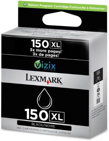 Lexmark High Yield 150XL Черно Мастило