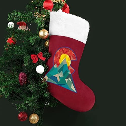 Колорадо Гео Коледни Чорапи, Коледни Чорапи Чанта Къща Семеен Коледен Декор
