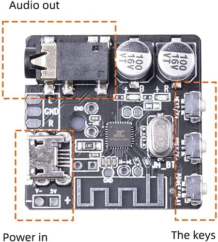Безжичен Модул Bluetooth Модул Аудиоприемника Домашна Стерео Музика Печатна Платка PC САМ Предусилвател Инсталиране