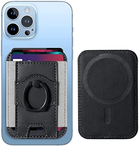 Притежателят на Портфейла за магнитни карти с химикалка, Портфейл Magsafe за Apple iPhone 14 Pro Max /14 Pro/14/13/12