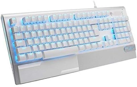Комбинирана ръчна Детска клавиатура и мишка със слушалки за PC, Многоцветен led светлини, USB-тел със сини ключа,