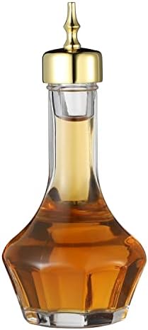 Бутилка YUHWYI Bitters - Стъклена бутилка с обем 2 мл /50 мл с капак от Неръждаема Стомана, Професионален Бар
