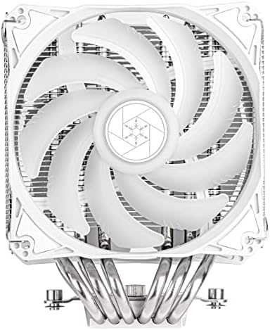 Двухбашенный процесора охладител SilverStone Technology Hydrogon D120 ARGB бял цвят за Intel LGA 2066/2011/1700/1200/115x
