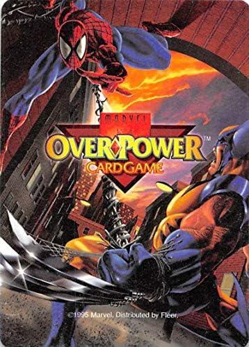 1995 Fleer Marvel Overpower Неспортивный #NNO Спайдърмен - Сила 2 Официална са подбрани игра на Карти Trading Card