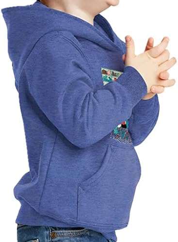 Имам нужда от Детски Пуловер с качулка за ваканция - Забавно Hoody Отвътре с гъба - Мультяшная hoody с качулка за
