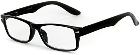Очила за четене Executive Professional Series с тънък дизайн за мъже (ShinyBlack175)