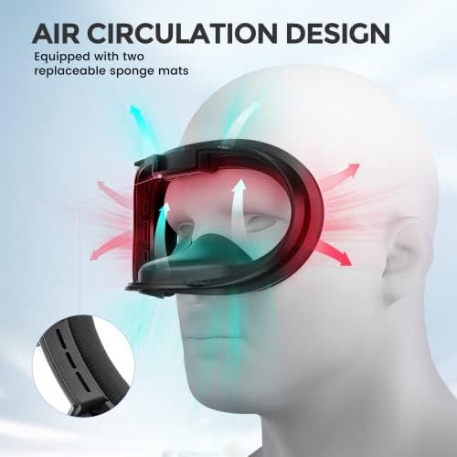 Възглавница за лице XROS VR, съвместима с Meta Oculus Quest 2, калъф за фитнес интерфейс за лице, Лесна и дишаща подплата