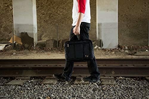 Чанта за носене на рамо, месинджър и раница за преносим DVD плейър DBPOWER 7,5 см, 10,5 сантиметра, устройства до 11,5 инча (черен)