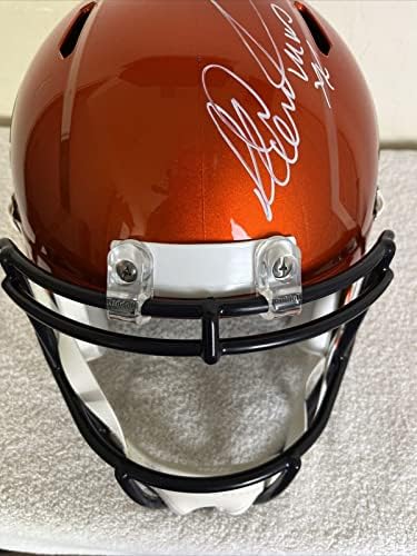 Голям футболен каска NFL Chicago Bears с автограф на Ричард Дента и автограф на Бекет