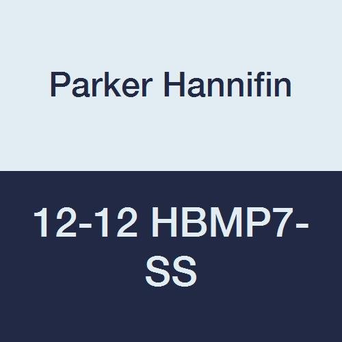 Свързващ тръбен накрайник Parker Hannifin 12-12 HBMP7-SS MPI От Неръждаема Стомана MPI, 3/4 Обърнатата тръба средно
