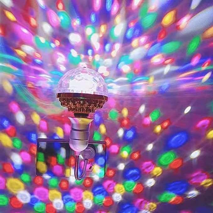 TTEDMO Цветни Въртящи Магически Топка, 2022 Нов Led Диско-Топка, Цветни Въртящата се Лампа, Цветни Въртящи се