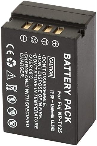 BTBAI 2X Батерия + Зарядно устройство USB Единния за np-t125 npt125 gfx50 gfx50s gfx50r gfx100 Цифров фотоапарат sn1