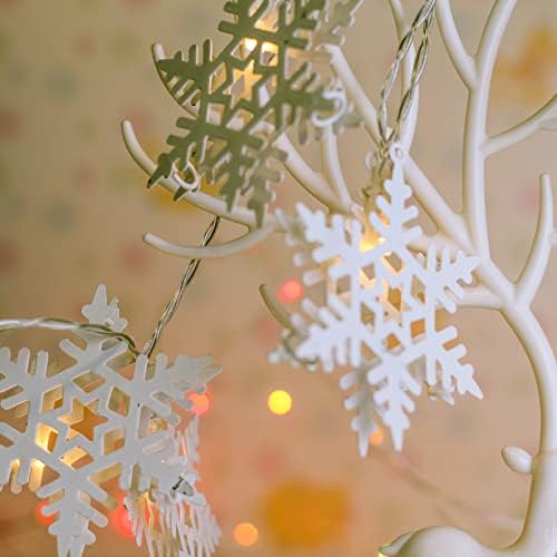 DBYLXMN LED Коледно Струнен Лампа, Коледно Дърво, Празнични Светлини, Украса за Домашно Парти, Градина, Вътрешен и Външен Настолен светлата част на Бара