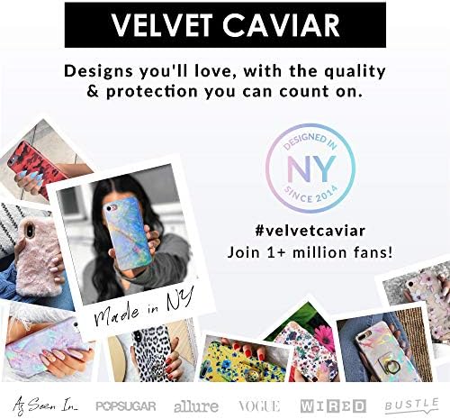 Velvet Хайвер, Предназначени за iPhone 13 Pro Max, калъф за жените [Тестван при падане от височина 10 метра]