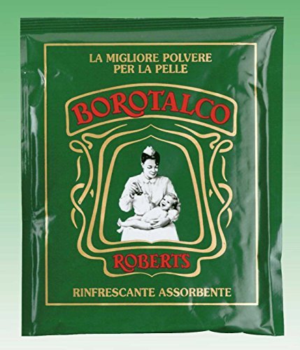 Roberts: талк на Прах Borotalco® * Опаковки от 3,5 грама (100 г) (Опаковка от 12 броя) * [ Внос от Италия]