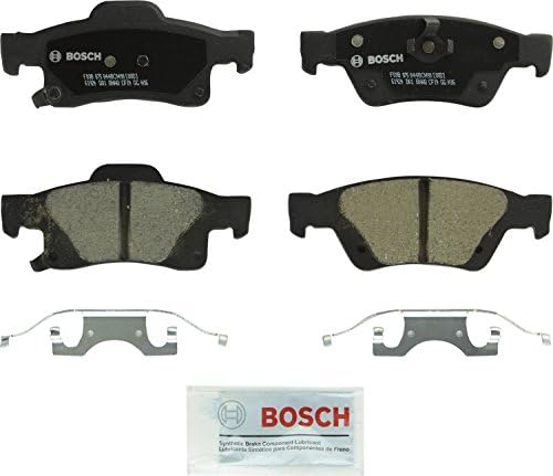 Комплект керамични дискови спирачни накладки BOSCH BC1498 QuietCast Премиум клас- Съвместим с някои Dodge Durango; Jeep Grand
