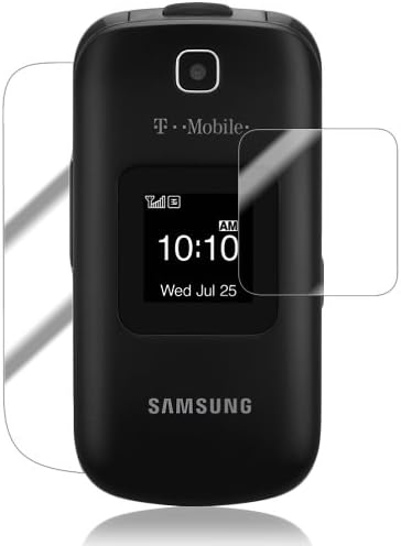 Защитно фолио Skinomi, съвместима с Samsung Denim (T159) Бистра Антипузырьковая HD филм TechSkin TPU