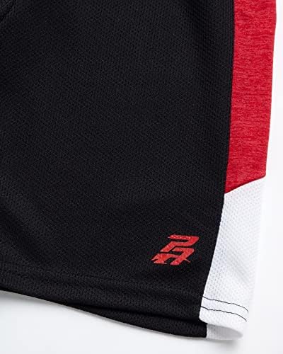 Комплект активни шорти за момчета Pro Athlete - тениска Dry Fit Performance от 4 теми и баскетболни шорти (4-16)