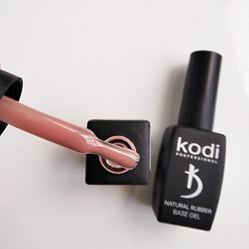 Kodi Професионална основа от естествен каучук 12 мл. (0,42 течни унции) Камуфлаж/Цвят, розово, Бежово, Розово, Слонова кост Гел LED/UV покритие за ноктите Абсорбира Първонач?