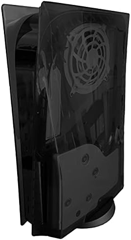 Плоча Bit Labs Elite - подмяна на предната конзола PS5, версия на диска, лесен за инсталиране, полупрозрачна черна
