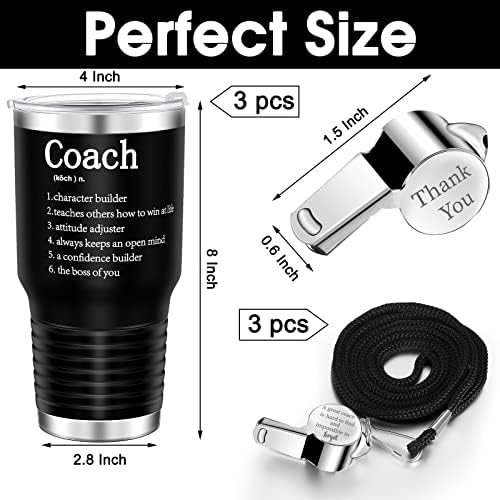 Eaasty Подаръци за бейзболен треньор на мъже, най-Добрият чаша за треньор, включва чаша за треньор на 30 грама и свирка