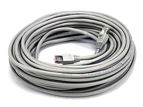 Мрежов кабел Monoprice 3 ФУТ Cat5e 24AWG 350 Mhz STP Ethernet с Голия Мед - Сив