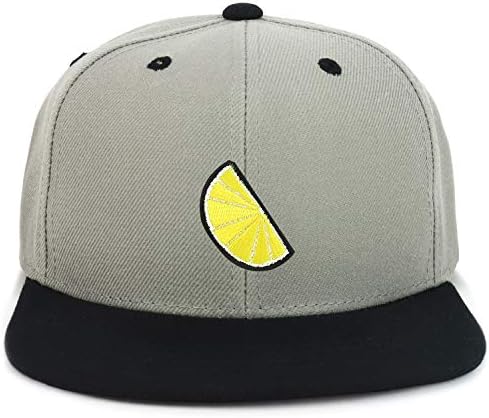 Оцветен бейзболна шапка Armycrew Youth Kid ' s Lemon Patch Плосък Bill възстановяване на предишното положение с лимонена нашивкой