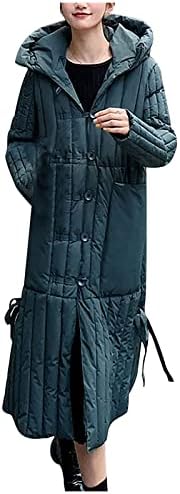 Зимна Naka яке с дълъг ръкав Ladie's Памучен Облегающая Въздушна Naka яке С Качулки От Плътна тъкан Encanto Comfort Zipup