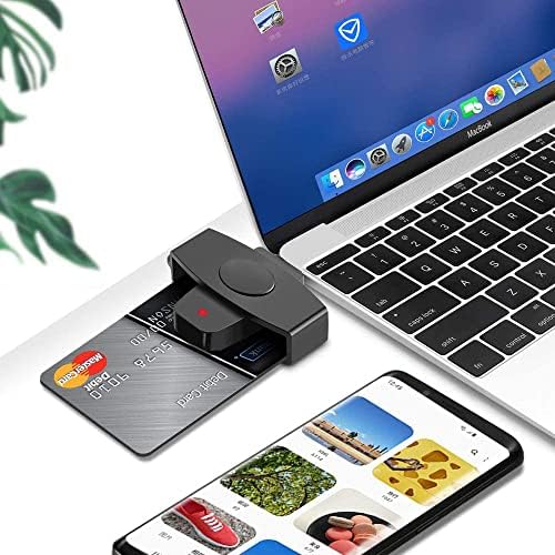 USB Type C CAC Четец за смарт карти Военен PIV ID DOD SIM IC Устройство за Общ Достъп Cardreader за Mac, ipad, Macbook