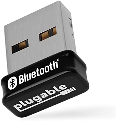 Pluggable-USB Bluetooth адаптер за PC, ключ Bluetooth 5.0, съвместим с Windows, добавя 7 устройства: слушалки, високоговорители,