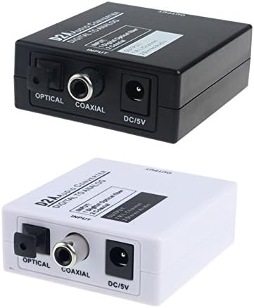 Цифрово-аналогов Аудиопреобразователь D2A Toslink Цифрово-аналогов Аудиопреобразователь (черен)
