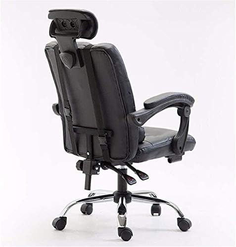 XZGDEN Лесно Ергономичен стол с Ергономичен Компютърен Офис стол, Кресло на Шефа, на Игралното стол С Облегалка, Домашно Кожен