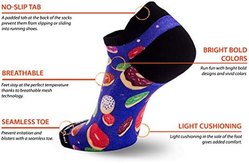 Чорапи за бягане – най-Добрите спортни чорапи без показване за мъже и жени - Лека възглавница с ниско ниво на видимост
