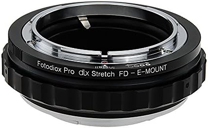 Адаптер за закрепване на обектива Fotodiox DLX Stretch - 35-мм, огледален обектив Canon FD & FL към корпуса беззеркальной
