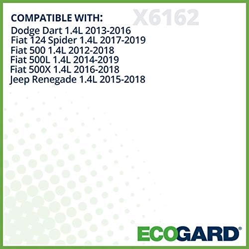ECOGARD X6162 Премиум Картриджный Маслен филтър на двигателя за конвенционалните масла и Интересите на Fiat 500 1.4 L 2012-2019, 500L 1.4 L 2014-2020, 124 Spider 1.4 L 2017-2020