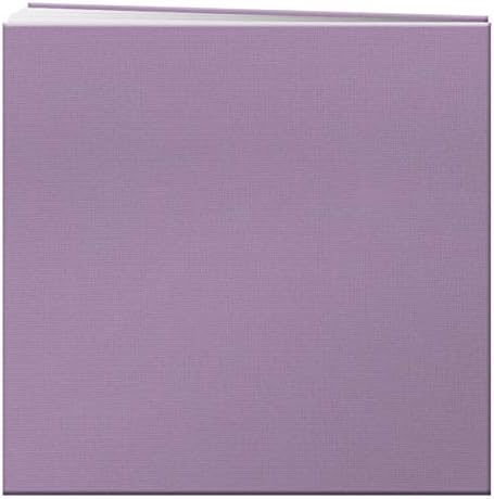 Албум на Pioneer тъканната корици с размери 12 на 12 инча в задната подвързия с прозорец неясен-лилав цвят